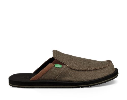 Sanuk Mens You Got My Back III Brown Shoes | NUHJXQ478